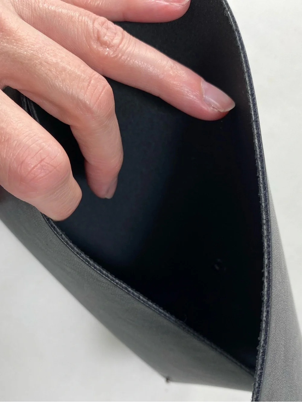 Kenzo Sunglasses Eyeglasses Faux Black Leather Snap Closure Case